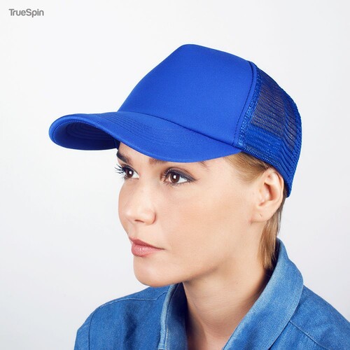 Бейсболка TRUESPIN Basic Trucker Royal-Blue фото 9