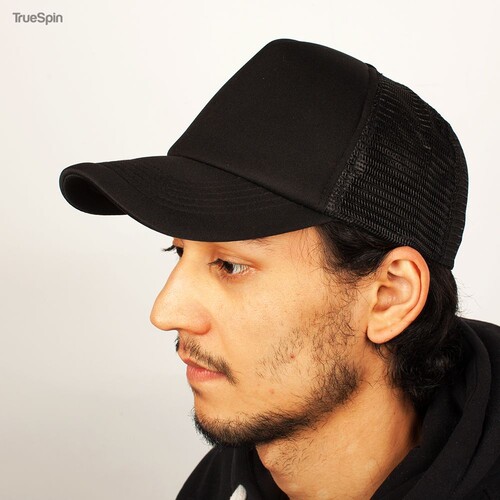 Бейсболка TRUESPIN Basic Trucker Black фото 8
