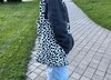 Шопер АРКАДИЙ И КУРА ОРЛОВ С принтом далматин Черный/Белый фото 4