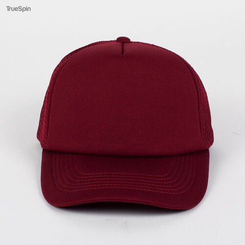 Бейсболка TRUESPIN Basic Trucker Burgundy фото 11