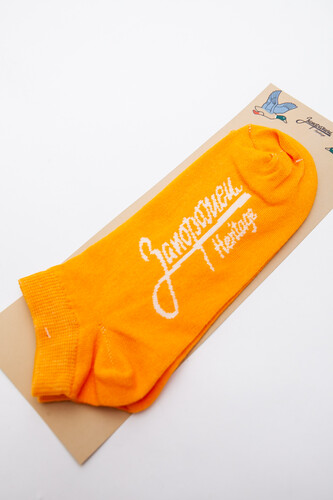 Носки ЗАПОРОЖЕЦ Лого короткие Желтый фото 6