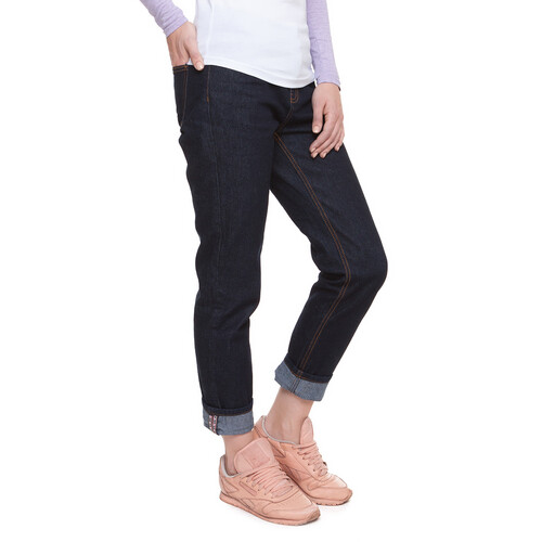 Джинсы ЗАПОРОЖЕЦ Ladies Denim Zap Boyfriend Flex женские Raw Blue фото 26