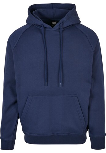 Толстовка URBAN CLASSICS Blank Hoody Dark Blue фото 8
