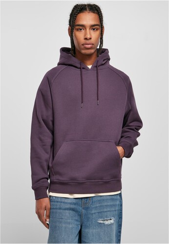 Толстовка URBAN CLASSICS Blank Hoody PurpleNight фото 5