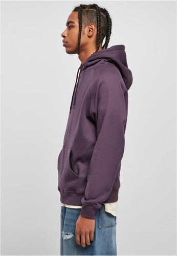 Толстовка URBAN CLASSICS Blank Hoody PurpleNight фото 7