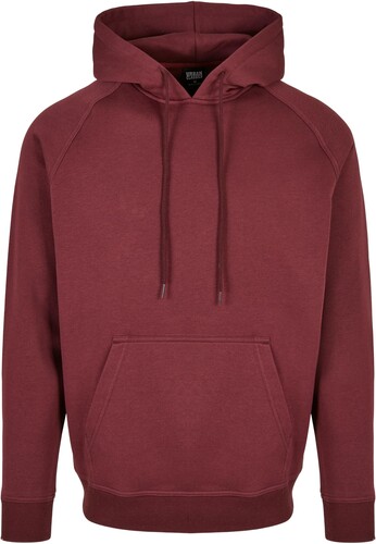 Толстовка URBAN CLASSICS Blank Hoody Cherry фото 4