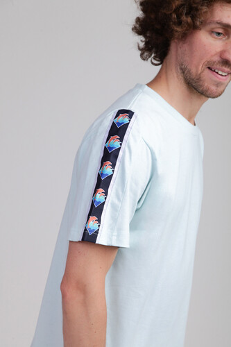Футболка PINK DOLPHIN Wave Sport Tee Light Blue фото 6