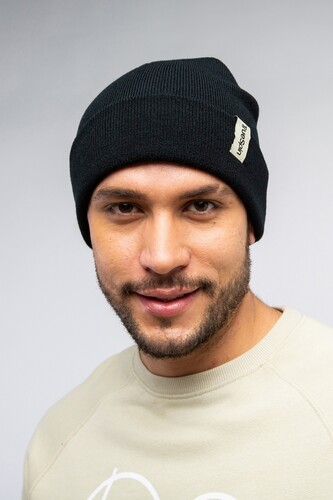 Шапка TRUESPIN Basic Beanie Black фото 8