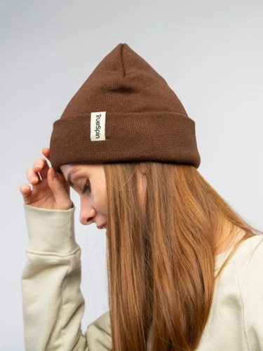 Шапка TRUESPIN Basic Beanie Chocolate фото 22