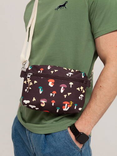 Сумка ЗАПОРОЖЕЦ Sqver Bag Gribochki Brown фото 5