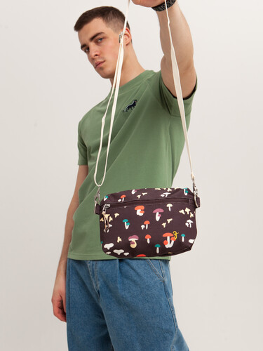 Сумка ЗАПОРОЖЕЦ Sqver Bag Gribochki Brown фото 6