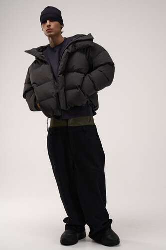 Пуховик ZNY DJ-HOODEDAW25 Grey фото 18