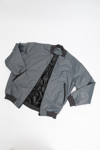 Куртка-Бомбер TRUESPIN Loose Fit Серый фото 8