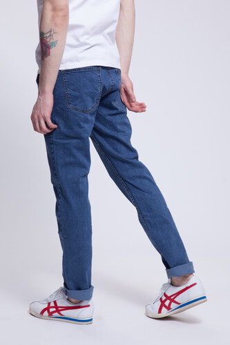 Джинсы НИИ Slim Flex Blue фото 7