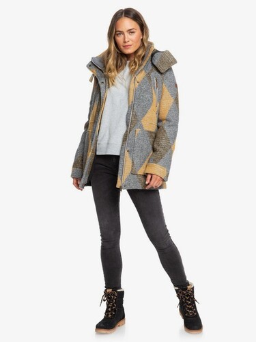 Женская куртка ROXY Dawn HEATHER GREY TREETOP (sje3) фото 6