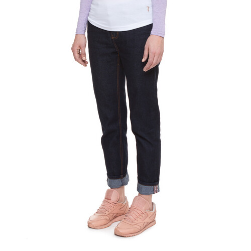 Джинсы ЗАПОРОЖЕЦ Ladies Denim Zap Boyfriend Flex женские Raw Blue фото 22