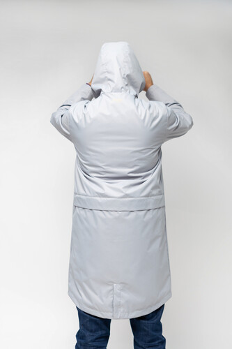 Длинная ветровка ЗАПОРОЖЕЦ DOJD JACKET Warm Grey фото 9
