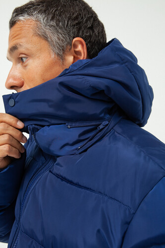Куртка TRUESPIN Puffy Hooded Jacket Navy фото 22