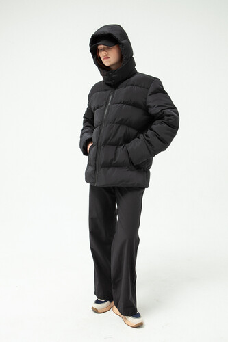 Куртка TRUESPIN Puffy Hooded Jacket Black фото 25