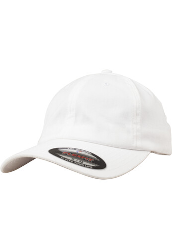 Бейсболка FLEXFIT Cotton Twill Dad Cap White фото 5