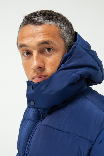 Куртка TRUESPIN Puffy Hooded Jacket Navy фото 19