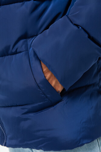 Куртка TRUESPIN Puffy Hooded Jacket Navy фото 20