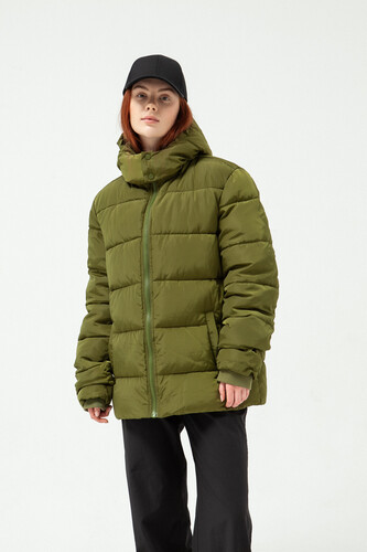 Куртка TRUESPIN Puffy Hooded Jacket Green фото 23