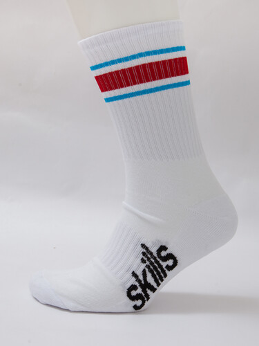 Носки махровые SKILLS Lines White/Red фото 7