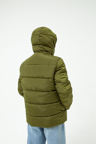 Куртка TRUESPIN Puffy Hooded Jacket Green фото 19