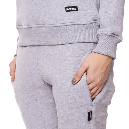 Брюки CODERED Basic Lady CR603 женские Серый Меланж фото 9