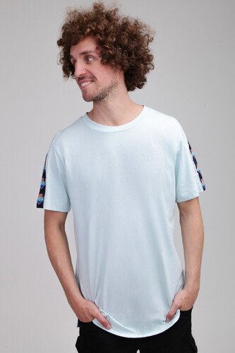 Футболка PINK DOLPHIN Wave Sport Tee Light Blue фото 4