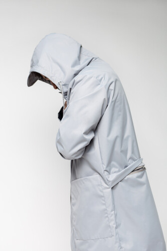 Длинная ветровка ЗАПОРОЖЕЦ DOJD JACKET Warm Grey фото 11