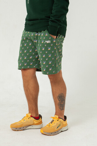 Шорты ЗАПОРОЖЕЦ Ditch Classic Ping-Pong Shorts Green фото 9