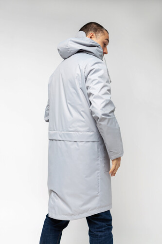 Длинная ветровка ЗАПОРОЖЕЦ DOJD JACKET Warm Grey фото 10