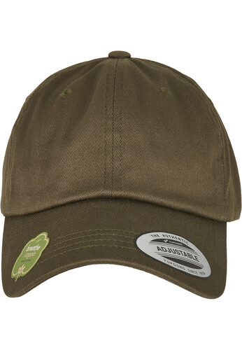 Бейсболка FLEXFIT Low Profile Organic Cotton Cap Burnt Olive фото 6