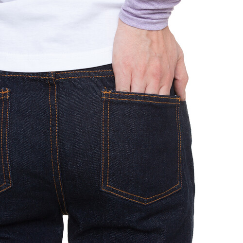 Джинсы ЗАПОРОЖЕЦ Ladies Denim Zap Boyfriend Flex женские Raw Blue фото 24