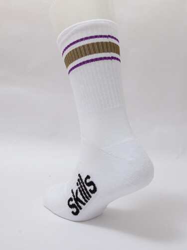 Носки махровые SKILLS Lines White/Brown фото 8