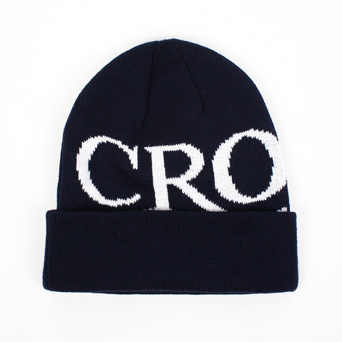 Шапка CROOKS & CASTLES Serif Crooks Beanie Navy фото 5