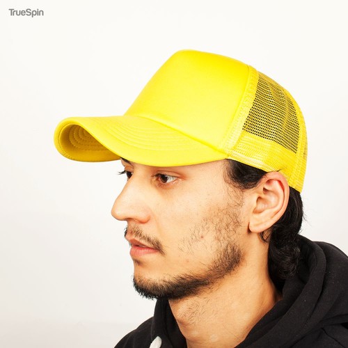 Бейсболка TRUESPIN Basic Trucker (Yellow, O/S)