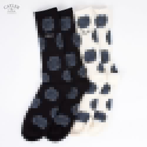 Носки BEASTIN Black Roses Socks Double (Black-Grey-Of-White-Black, M)