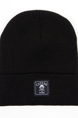 Шапка CAYLER & SONS Old Skwl Beanie Black фото 2