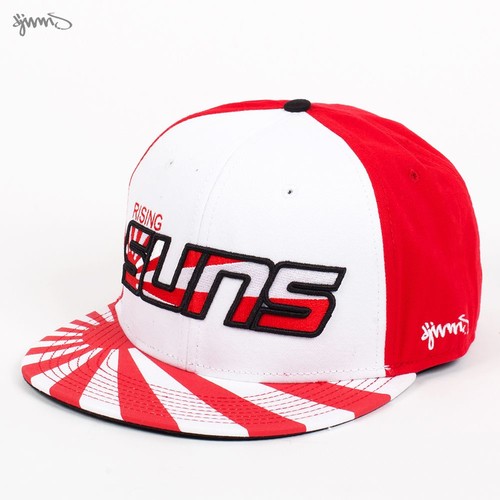 Бейсболка DJINNS 6P Snapback Suns (White-Red, O/S)