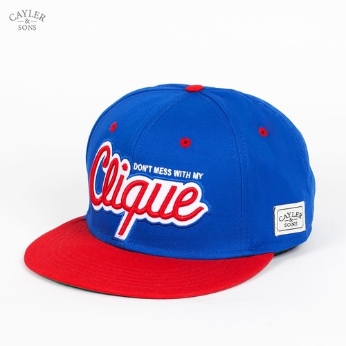 Бейсболка CAYLER & SONS Clique Cap (Blue-Red-White, O/S)