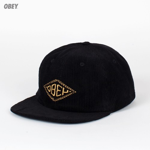 Бейсболка OBEY Motif Hat (Black, O/S)