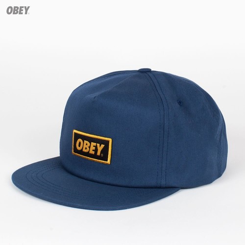 Бейсболка OBEY Stock Snap (Dusty-Navy, O/S)