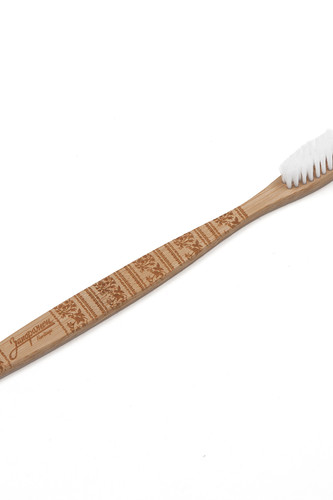 Зубная щётка ЗАПОРОЖЕЦ Bamboo Toothbrush (Узор)