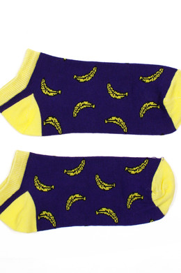 Носки ЗАПОРОЖЕЦ Банан короткие Фиолетовый фото