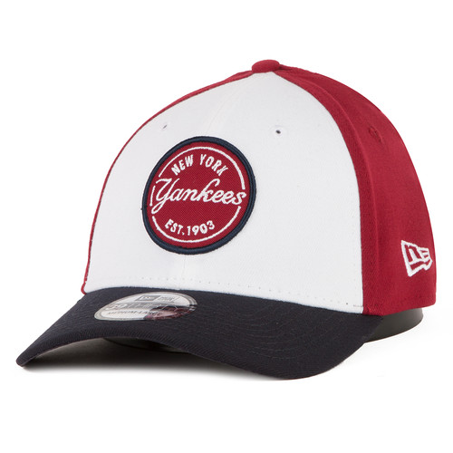 Бейсболка NEW ERA 833 Mlb Contrast Patch Neyyan Carnvy Baseball cap (Красный/Синий, M/L)