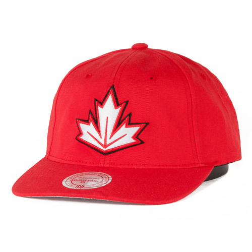 Бейсболка MITCHELL&NESS Canada Team Slouch (Red, O/S)