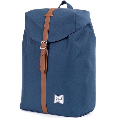 Рюкзак HERSCHEL POST MID-VOLUME (Navy/Tan Synthetic Leather)